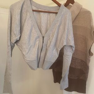 Crop sweater